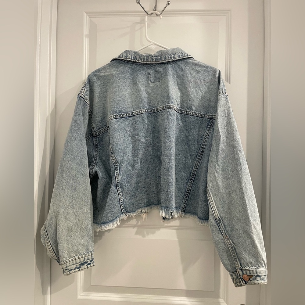 Wild Fable Light Blue Jean Jacket - Picture 4 of 5